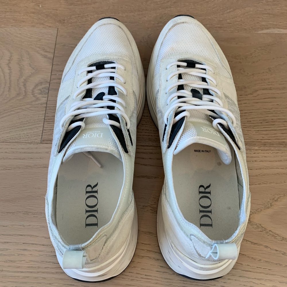 Dior b25 men sneaker white grey suede sz 46 US 13 - Picture 6 of 9